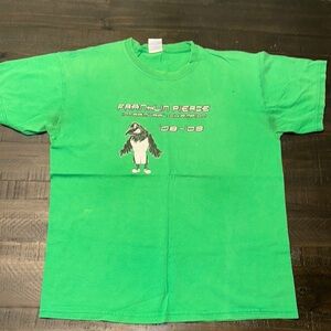 2008-09 Franklin Pierce Green S/S T-Shirt Gildan Men Med